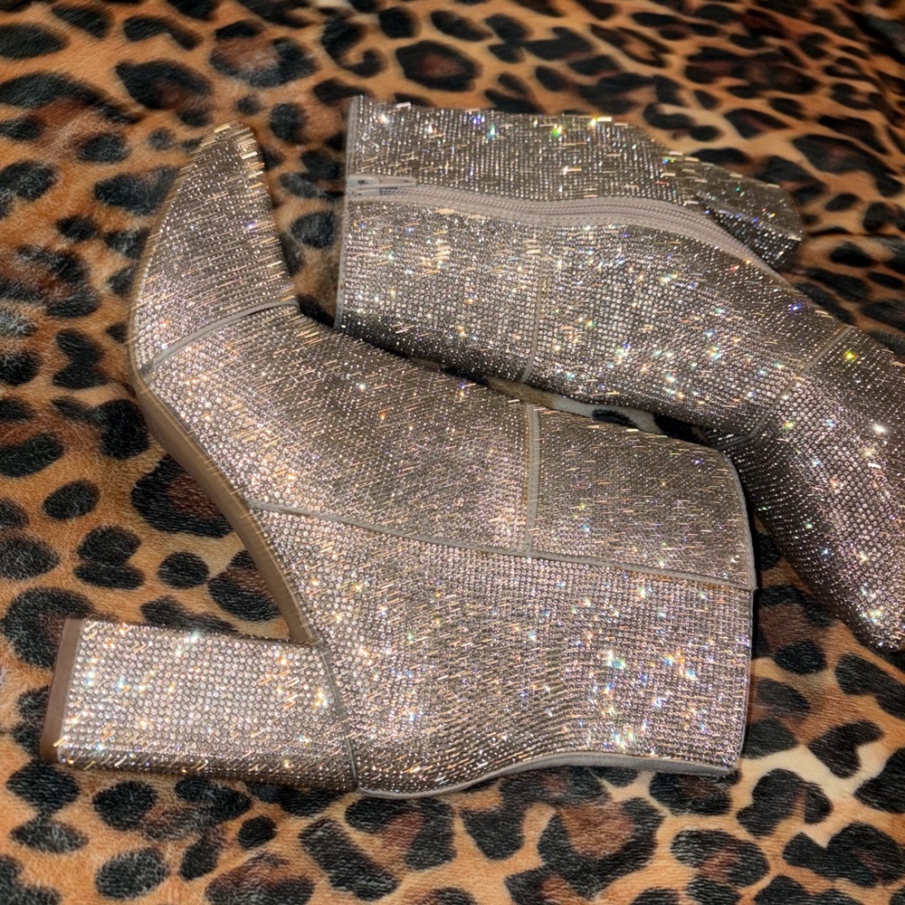 Madden Girl Women's Cody Rhinestone Ankle Boots